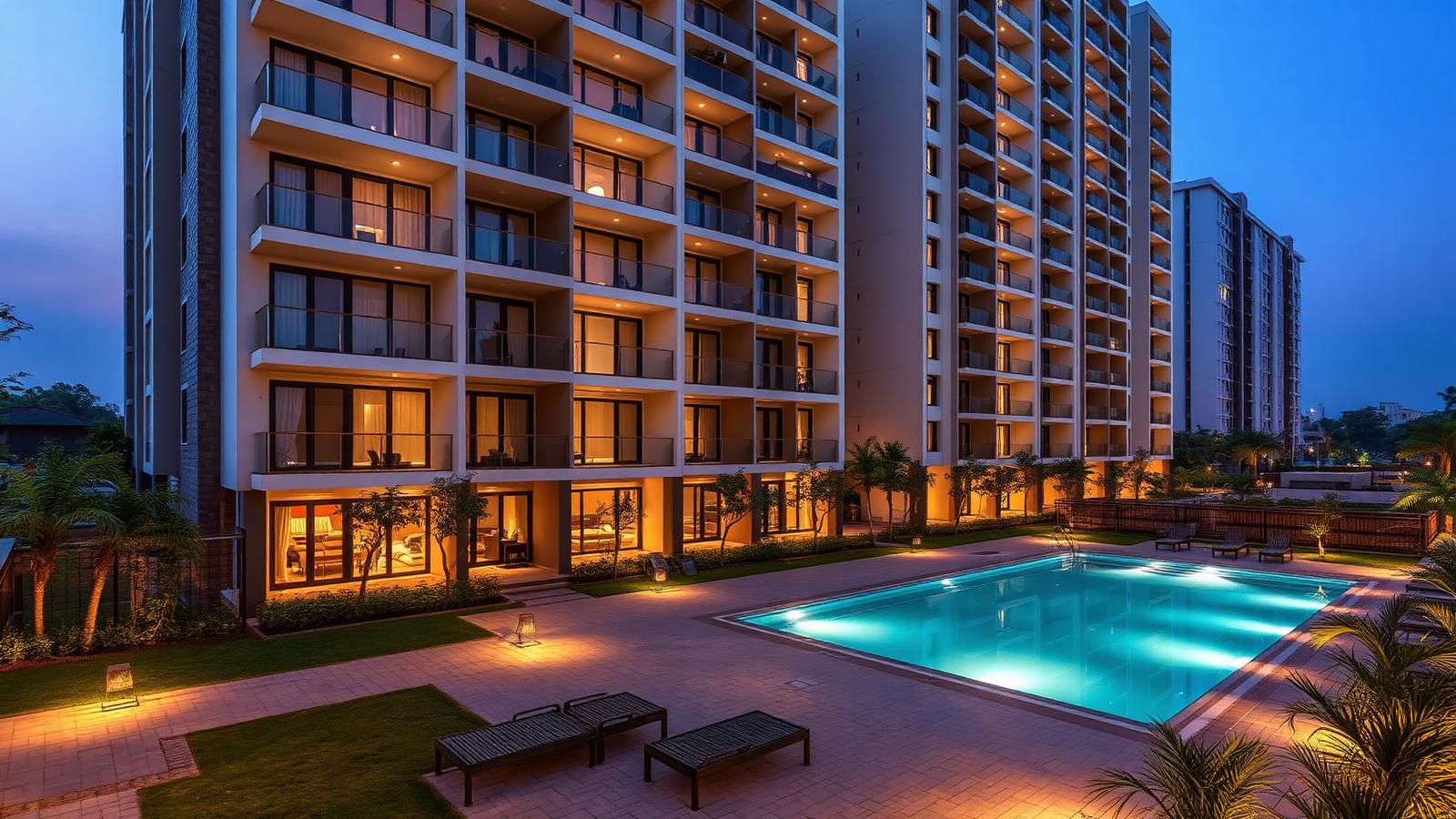 Tellapur Luxury Apartments in Tellapur, Hyderabad